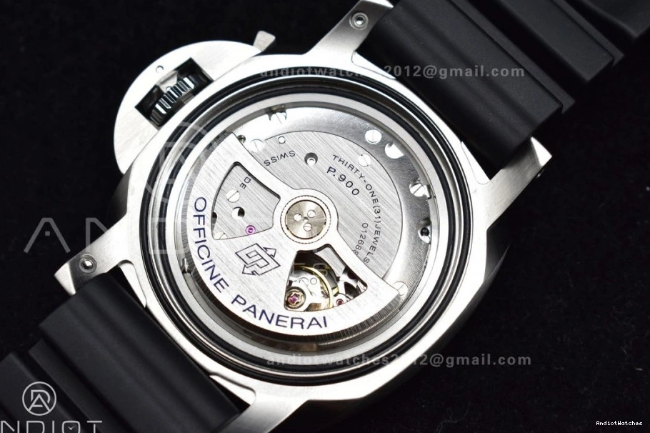 Black SBF Edition Rubber 437 Black P Strap DailyWear Best on Dial 1:1 Y PAM1229 0408